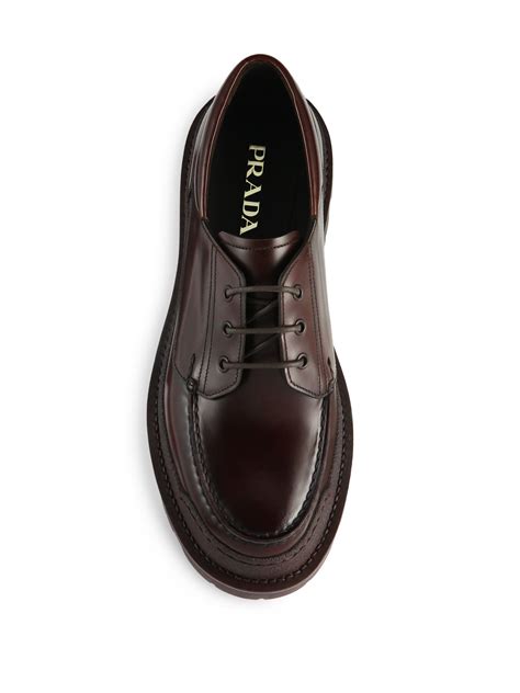 prada derby shoes dupe|prada derby shoes men's.